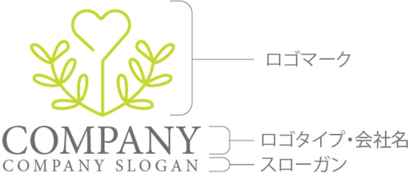 画像10: 葉・ハート・成長・ロゴ・マークデザイン1260 (10)