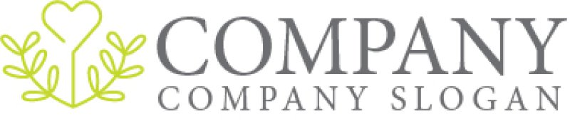 画像3: 葉・ハート・成長・ロゴ・マークデザイン1260 (3)