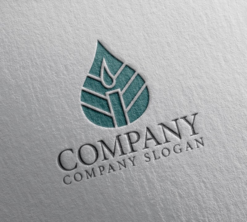 画像2: 葉・ロウソク・ロゴ・マークデザイン1261 (2)