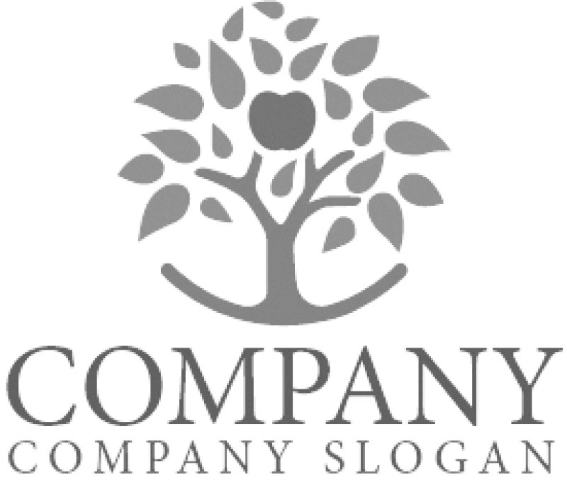 画像6: 木・りんご・輪・ロゴ・マークデザイン1268 (6)