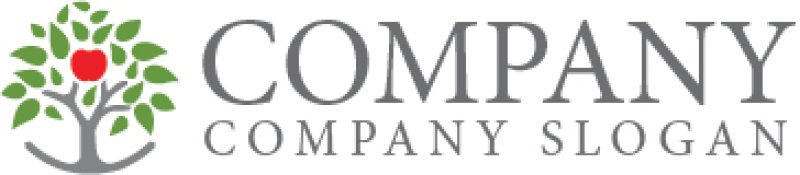 画像7: 木・りんご・輪・ロゴ・マークデザイン1268 (7)