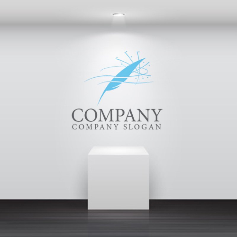 画像5: 風・羽・ペン・ロゴ・マークデザイン1269 (5)