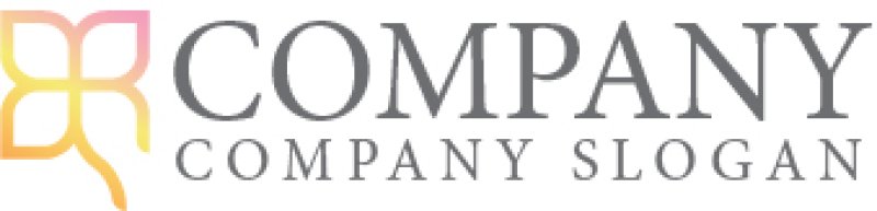 画像7: 四つ葉・B・R・グラデーション・ロゴ・マークデザイン1271 (7)