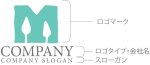 画像10: 木・M・アルファベット・ロゴ・マークデザイン1273 (10)