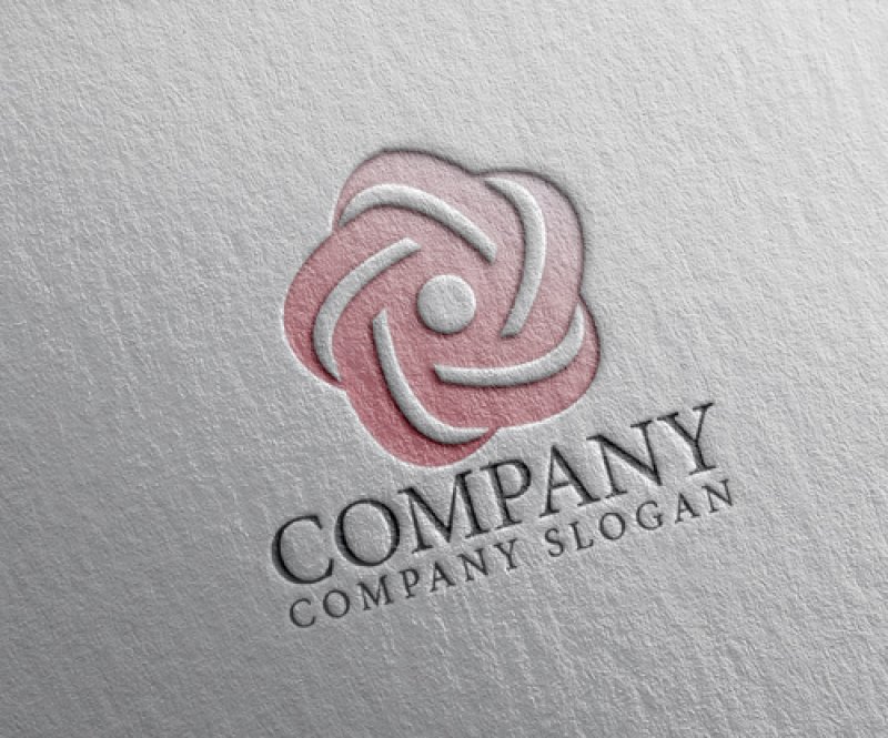 画像2: 花・回転・渦・ロゴ・マークデザイン1275 (2)