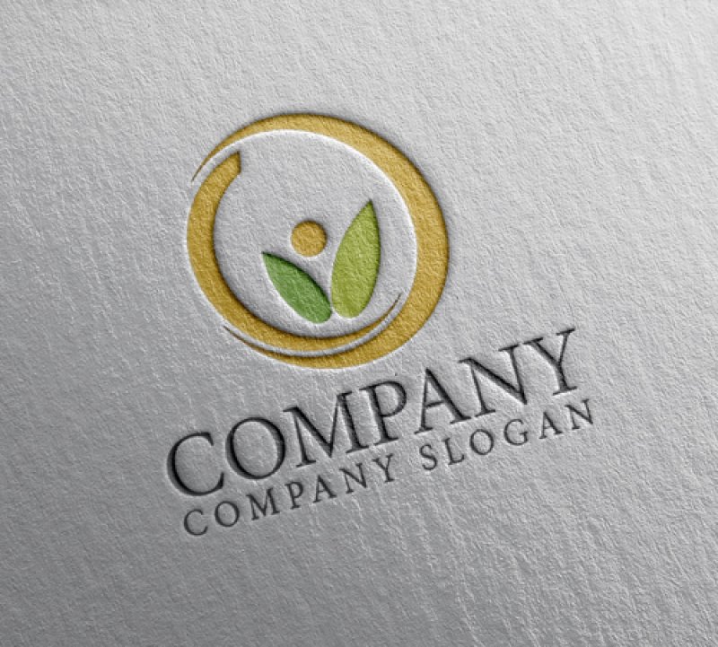 画像2: 花・輪・曲線・ロゴ・マークデザイン1276 (2)