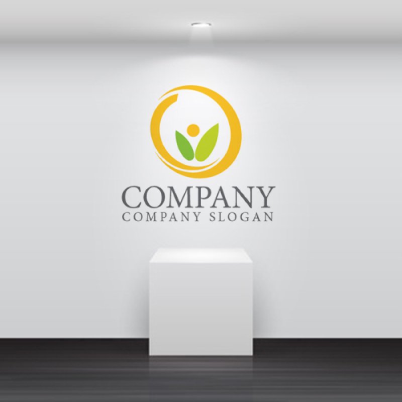 画像5: 花・輪・曲線・ロゴ・マークデザイン1276 (5)