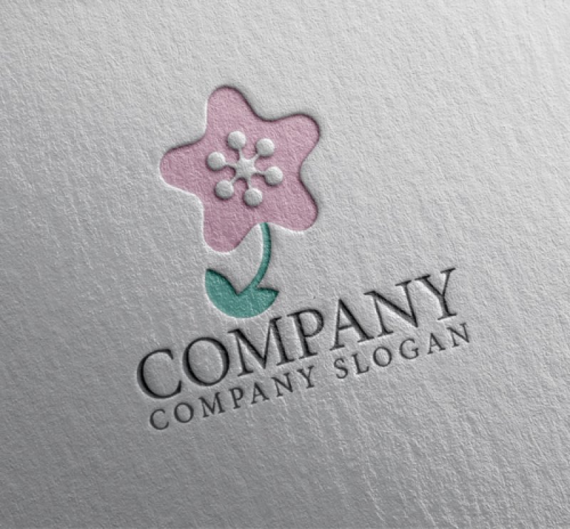 画像2: 花・成長・星・ロゴ・マークデザイン1288 (2)