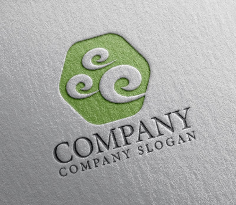 画像2: 六角形・渦・風・ロゴ・マークデザイン1293 (2)