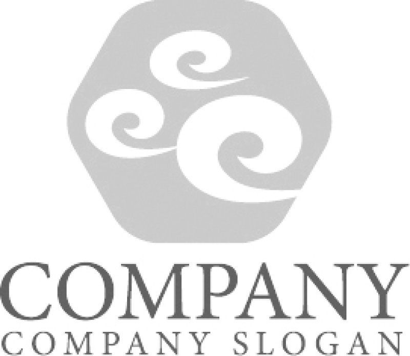 画像6: 六角形・渦・風・ロゴ・マークデザイン1293 (6)