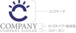 画像10: C・太陽・アルファベット・ロゴ・マークデザイン1294 (10)