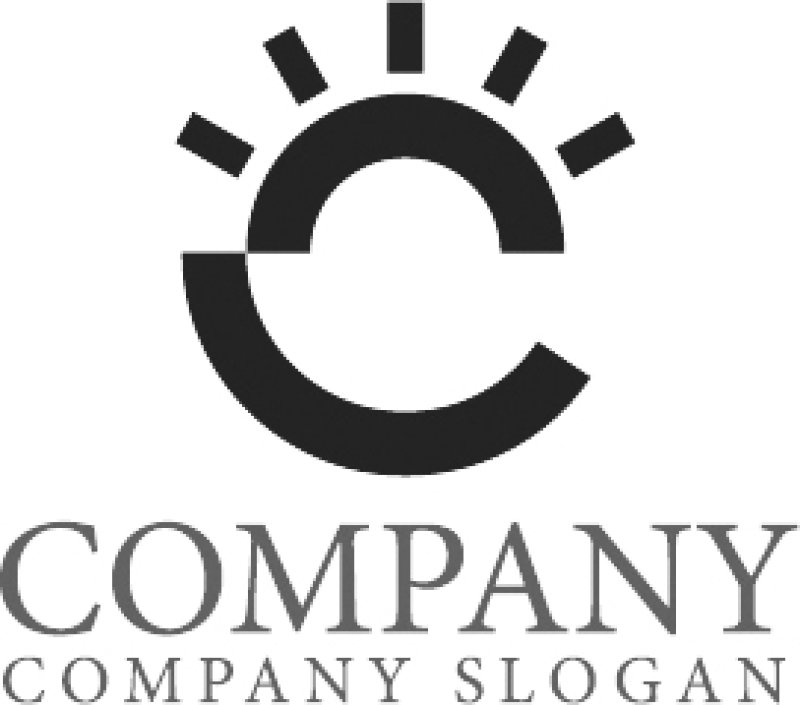 画像6: C・太陽・アルファベット・ロゴ・マークデザイン1294 (6)
