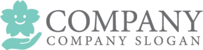 画像7: 花・サクラ・笑顔・手・ケアサービス・ロゴ・マークデザイン1295 (7)