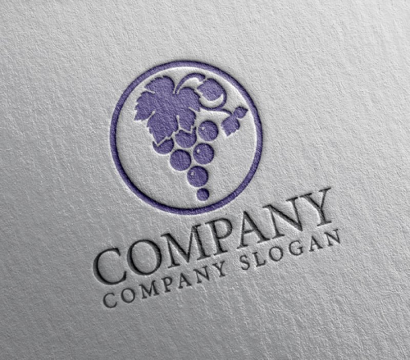 画像2: ぶどう・輪・葉・ロゴ・マークデザイン1298 (2)
