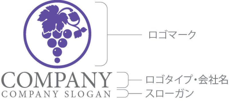 画像10: ぶどう・輪・葉・ロゴ・マークデザイン1298 (10)