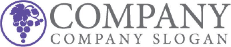 画像7: ぶどう・輪・葉・ロゴ・マークデザイン1298 (7)
