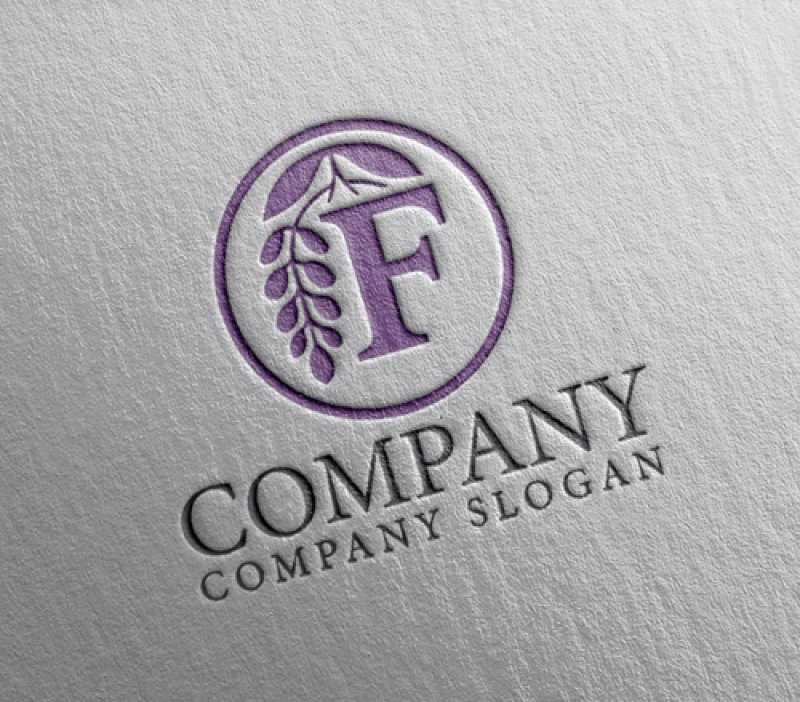 画像3: 藤・F・輪・アルファベット・ロゴ・マークデザイン1299 (3)