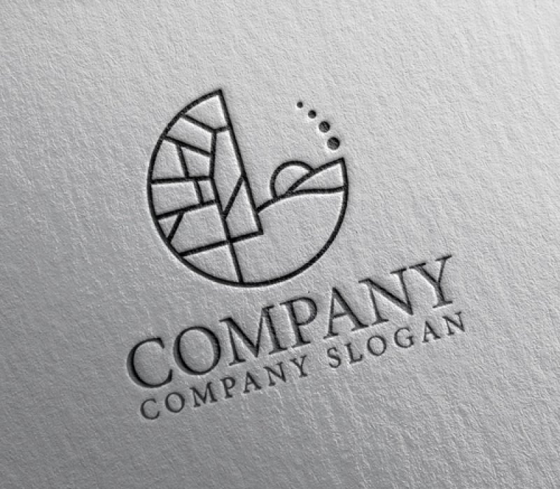 画像2: 木・丘・輪・日の出・ロゴ・マークデザイン1302 (2)