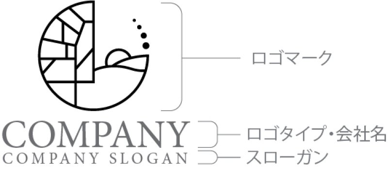 画像9: 木・丘・輪・日の出・ロゴ・マークデザイン1302 (9)