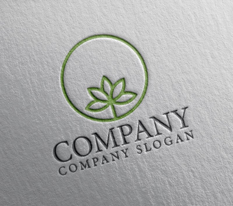 画像2: 葉・輪・木・ロゴ・マークデザイン1304 (2)