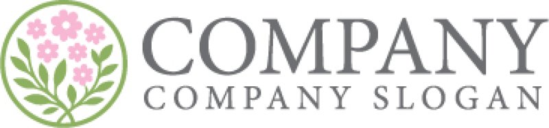 画像7: 花・輪・葉・ロゴ・マークデザイン1306 (7)