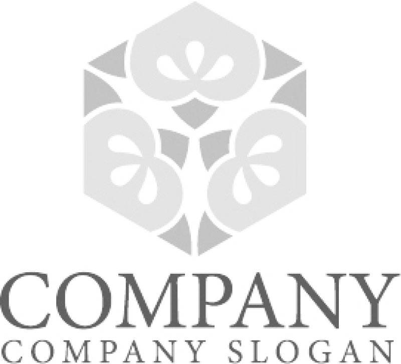 画像6: 花・つぼみ・葉・六角形・ロゴ・マークデザイン1316 (6)