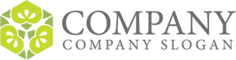 画像7: 花・つぼみ・葉・六角形・ロゴ・マークデザイン1316 (7)