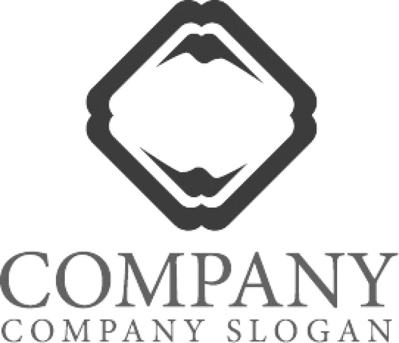 画像6: 山・富士・和風・四角・ロゴ・マークデザイン1317 (6)