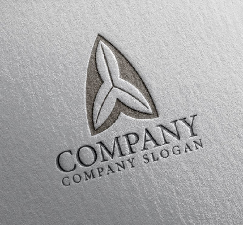 画像2: 葉・笹・和風・三角形・矢・ロゴ・マークデザイン1323 (2)