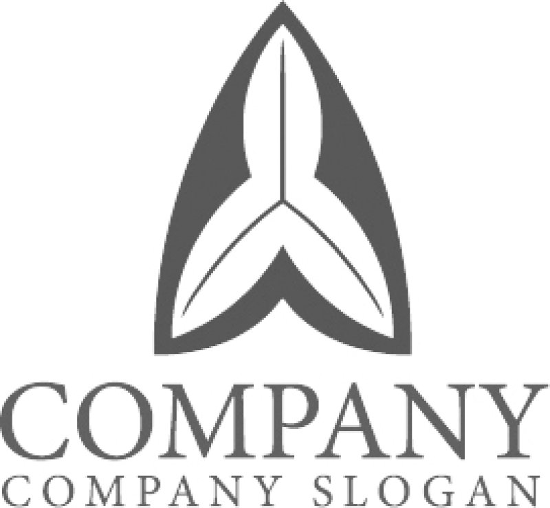 画像6: 葉・笹・和風・三角形・矢・ロゴ・マークデザイン1323 (6)