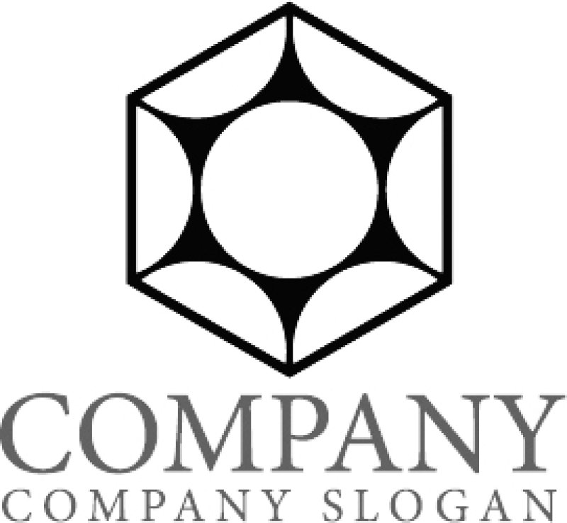 画像6: 太陽・六角形・輪・輝き・ロゴ・マークデザイン1326 (6)