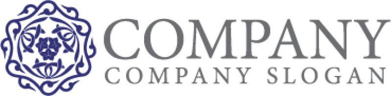 画像7: 花・つる・輪・和風・文様・ロゴ・マークデザイン1329 (7)