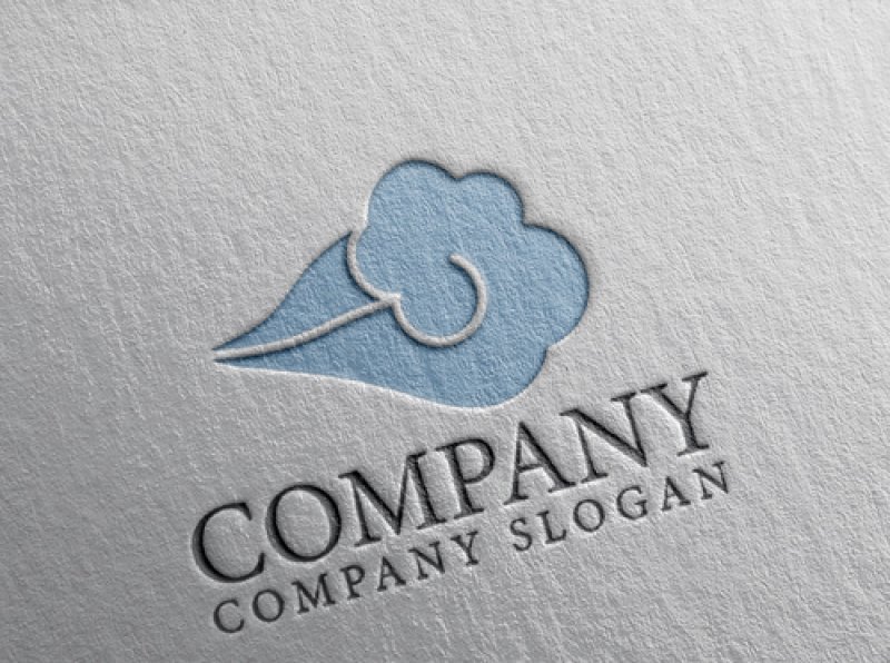 画像2: 雲・和風・前進・風・ロゴ・マークデザイン1334 (2)