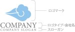 画像10: 雲・和風・前進・風・ロゴ・マークデザイン1334 (10)