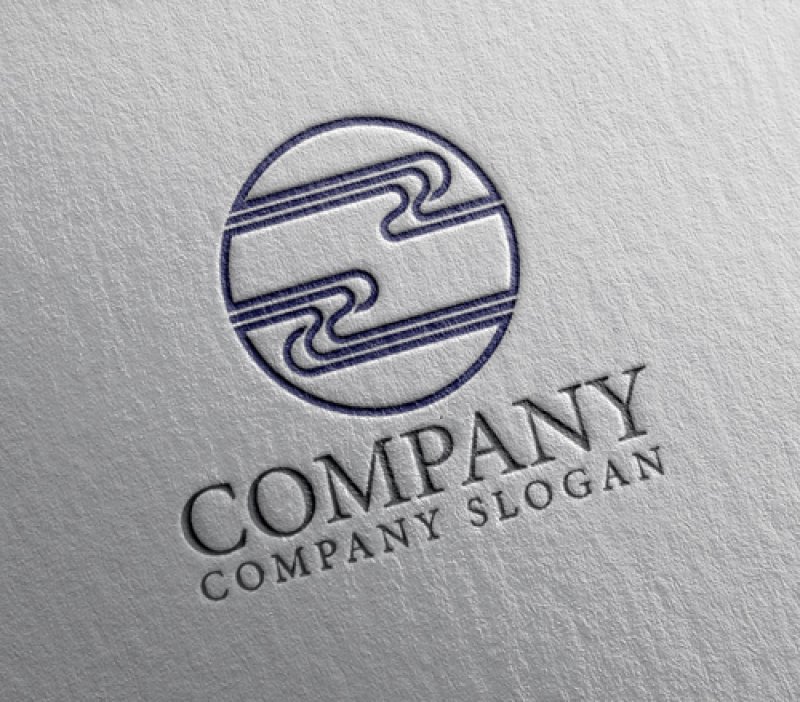 画像2: 雲・流れ・輪・和風・川・ロゴ・マークデザイン1335 (2)