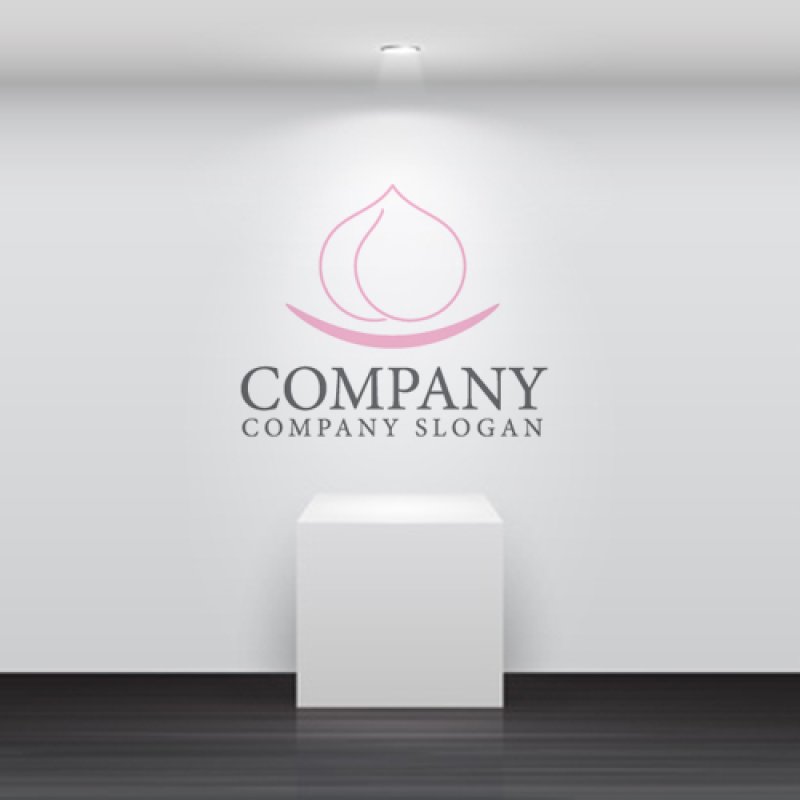 画像5: もも・皿・果物・ロゴ・マークデザイン1342 (5)