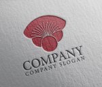 画像2: 花・椿・和・ロゴ・マークデザイン1343 (2)