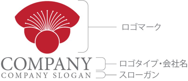 画像10: 花・椿・和・ロゴ・マークデザイン1343 (10)