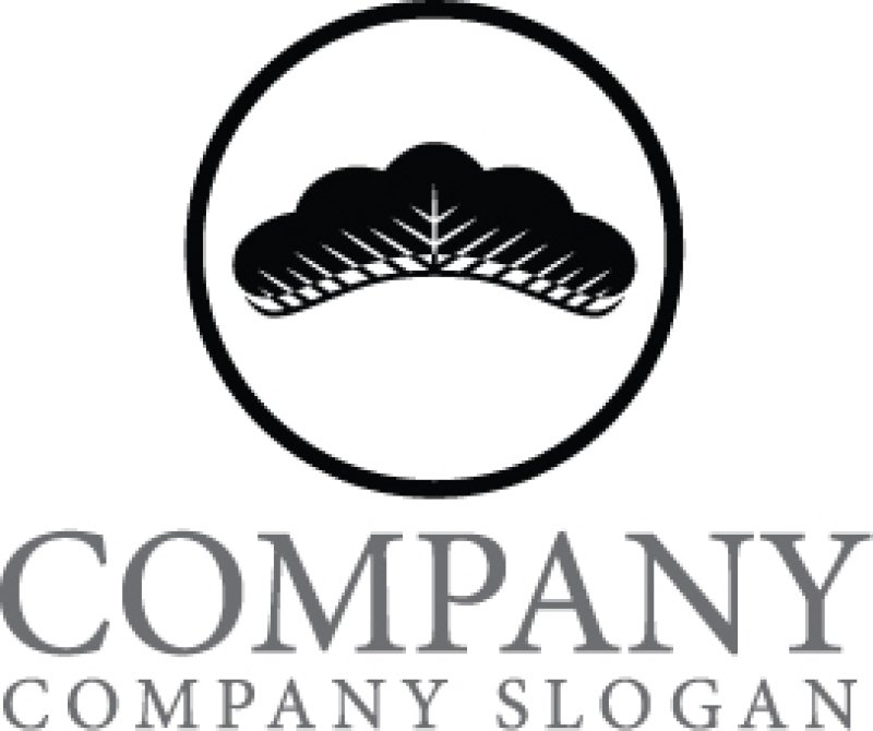 画像1: 松・輪・和・ロゴ・マークデザイン1344 (1)