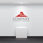 画像5: 花・椿・和・ロゴ・マークデザイン1348 (5)