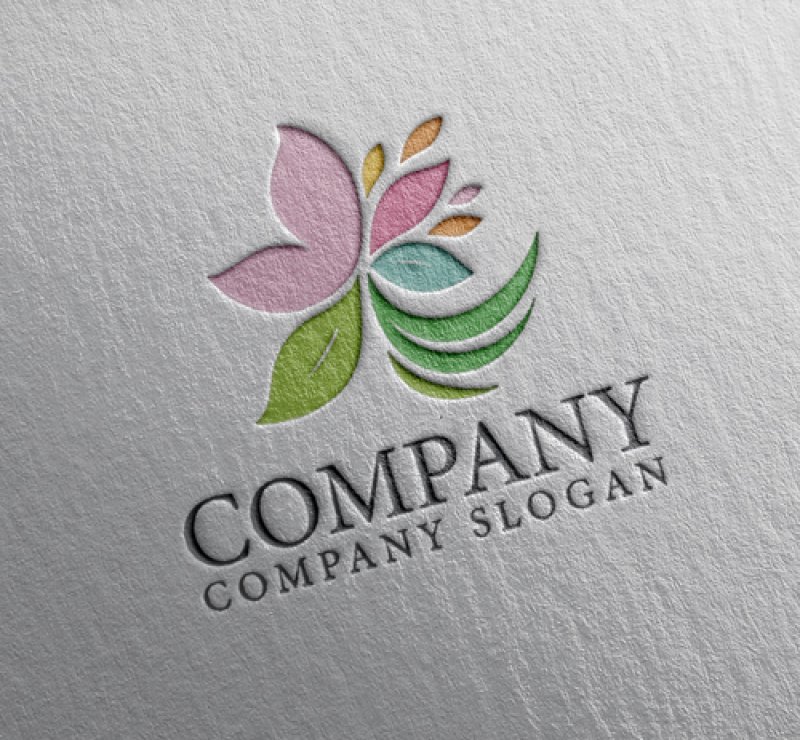 画像2: 花・風・葉・優しさ・ロゴ・マークデザイン1349 (2)