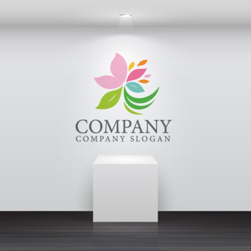 画像5: 花・風・葉・優しさ・ロゴ・マークデザイン1349 (5)