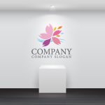 画像5: 花・風・さくら・優しさ・ロゴ・マークデザイン1350 (5)