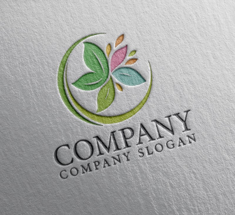 画像2: 花・輪・葉・優しさ・ロゴ・マークデザイン1351 (2)
