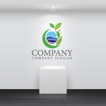 画像5: 葉・輪・地球・波・ロゴ・マークデザイン1352 (5)