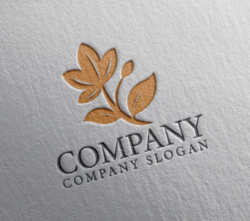 画像2: 葉・花・和風・ロゴ・マークデザイン1353 (2)