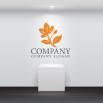 画像4: 葉・花・和風・ロゴ・マークデザイン1353 (4)