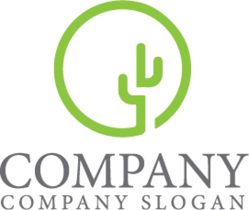 画像1: 輪・サボテン・手・木・ロゴ・マークデザイン1356 (1)