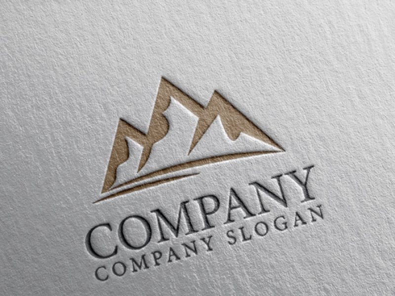 画像2: 山・雪山・風景・ロゴ・マークデザイン1358 (2)