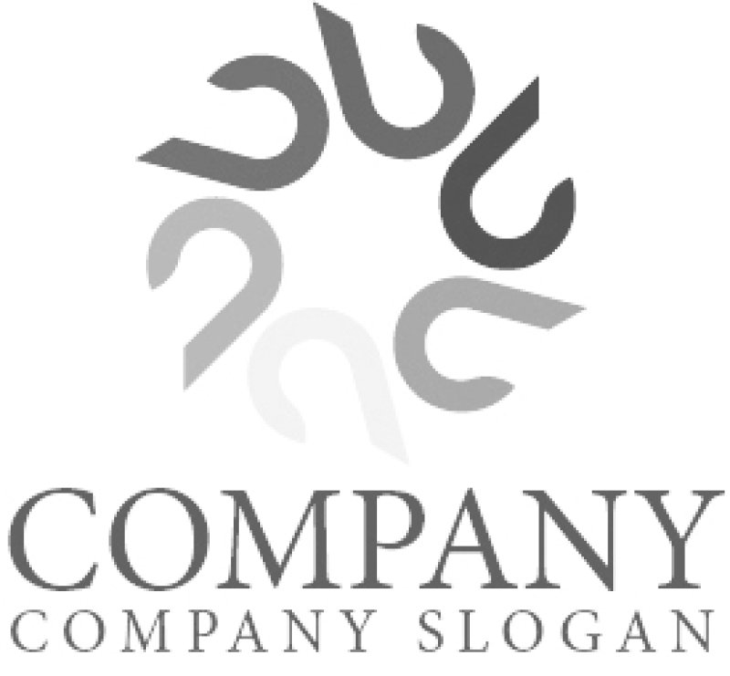 画像6: 花・太陽・虹色・U・アルファベット・ロゴ・マークデザイン1363 (6)